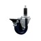 Service Caster 3.5'' Solid Poly Swivel 1-1/8'' Expanding Stem Caster with Brake SCC-EX20S3514-SPUS-PLB-118 - alternate 1